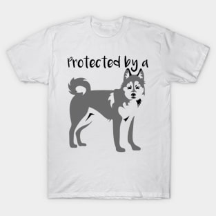 Protected by a Husky T-Shirt